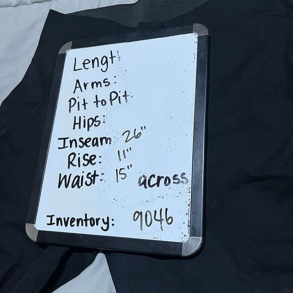 A New Day Black Stretch Crop Pull On Dress Work Trouser Pants Womens Size 10 - Picture 11 of 11